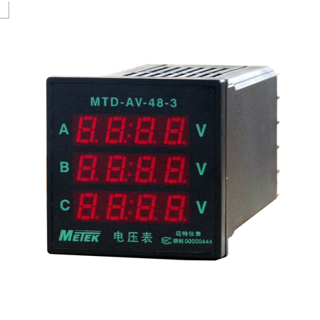 三相電壓表，三相電流表